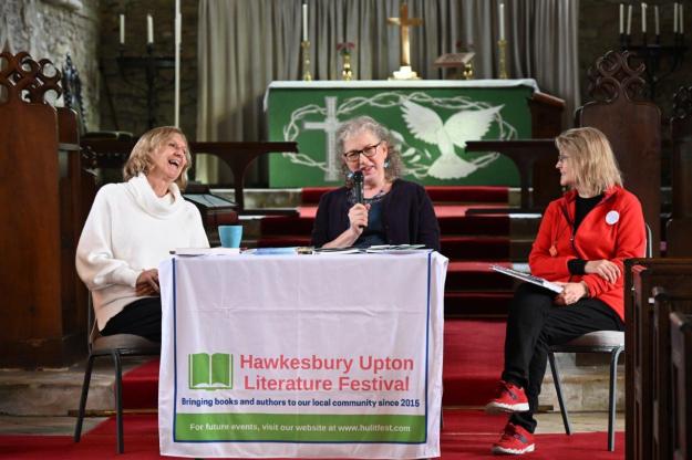 Authors Frances Evesham, Debbie Young & Lorna Fergusson at the September 2025 event